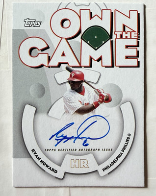 2024 Topps Archives 2006 Own the Game  Ryan Howard Auto  #06OGA-RH Fast Shipping