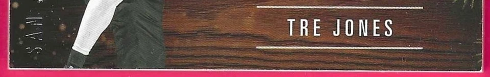 2020-21  NBA Hoops Sweaters patch Tre Jones #RRSW-TRE San Antonio Spurs - Image 4 of 4