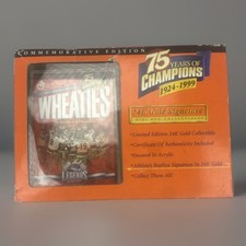 Wheaties - 75 Years of Champions - 24K Gold Signature - Mike Eruzione - Mini Box