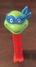 Vintage TMNT Happy Leonardo Red Stem NEW Condition Pez Dispenser Collectible