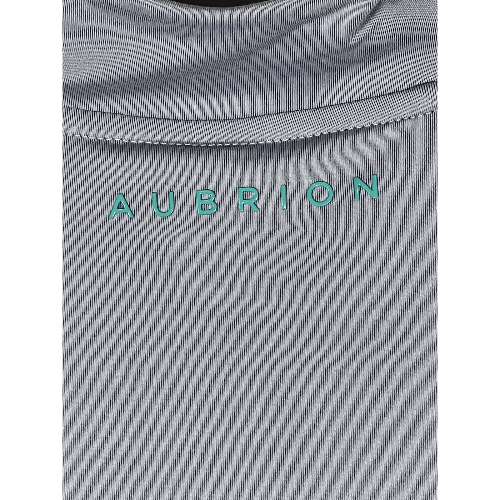 Aubrion Women's Shirt Sz L Gray Equestrian Horse Riding Highgate Short Sleeve