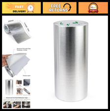 High-Temp Aluminum Foil Heat Shield Tape 8"x66ft, Reflective Thermal Insulation
