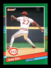 JOSE RIJO ⚾ 1991 Donruss Baseball #722 Cincinnati Reds