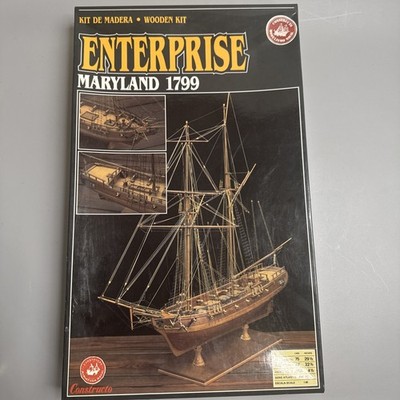 Constructo 80809 Enterprise Maryland 1799 wooden ship model kit 1:60 OPEN BOX