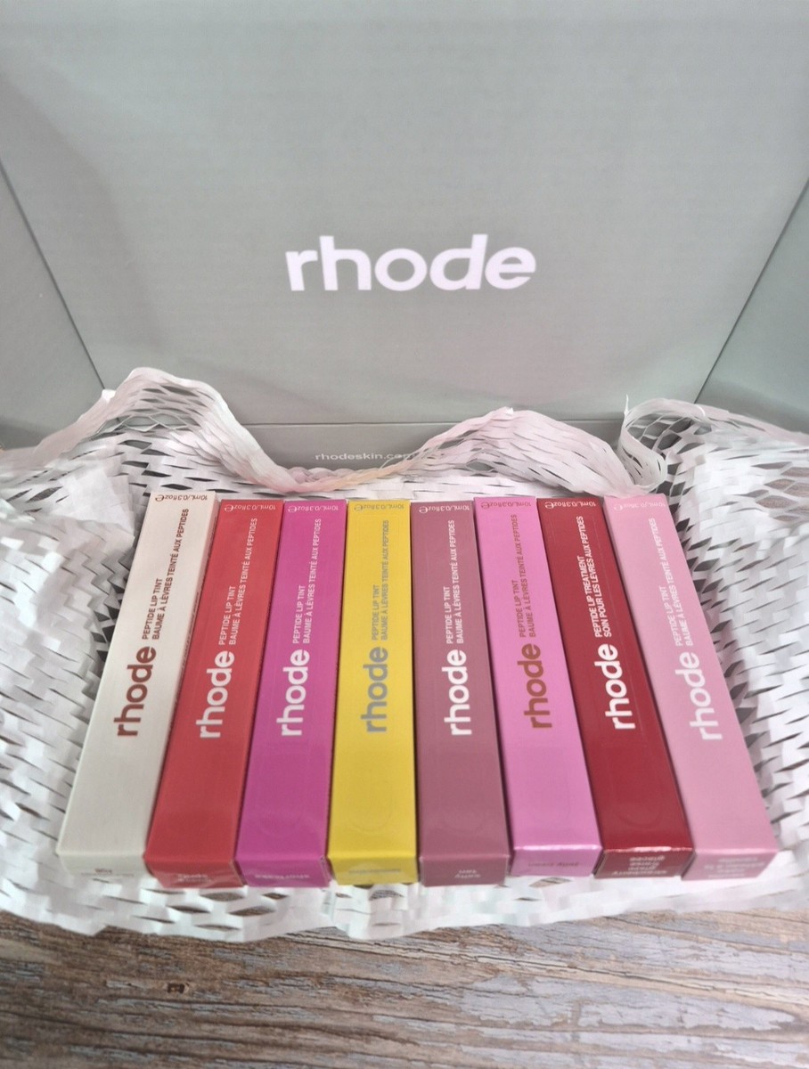 Rhode Peptide Lip Tint Bundle of 8 – Full Size NIB Sealed Gift Set