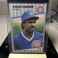 Fleer 1989 Andre Dawson Chicago Cubs Baseball Card #422