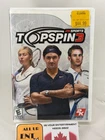Top Spin 3 (Nintendo Wii, 2008) CIB Very Good Condition
