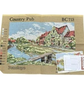 NEW Penelope Country Pub Needlepoint Canvas BC713 Measures 20X13