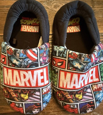 Marvel Superhero Boys' Slip-On Non-Slip Slippers 13.5 US Multicolor Comics