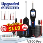 3 In1 Automotive Power Circuit Tester Probe Wire Breake Finder with 30 Test Pin