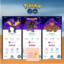 Shiny gigantamax Charizard Blastoise Venusaur...