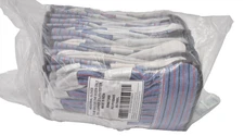 Lot of 12 Pairs PIP Split Leather Palm Gloves Fabric Back Large Size 85-7500/L