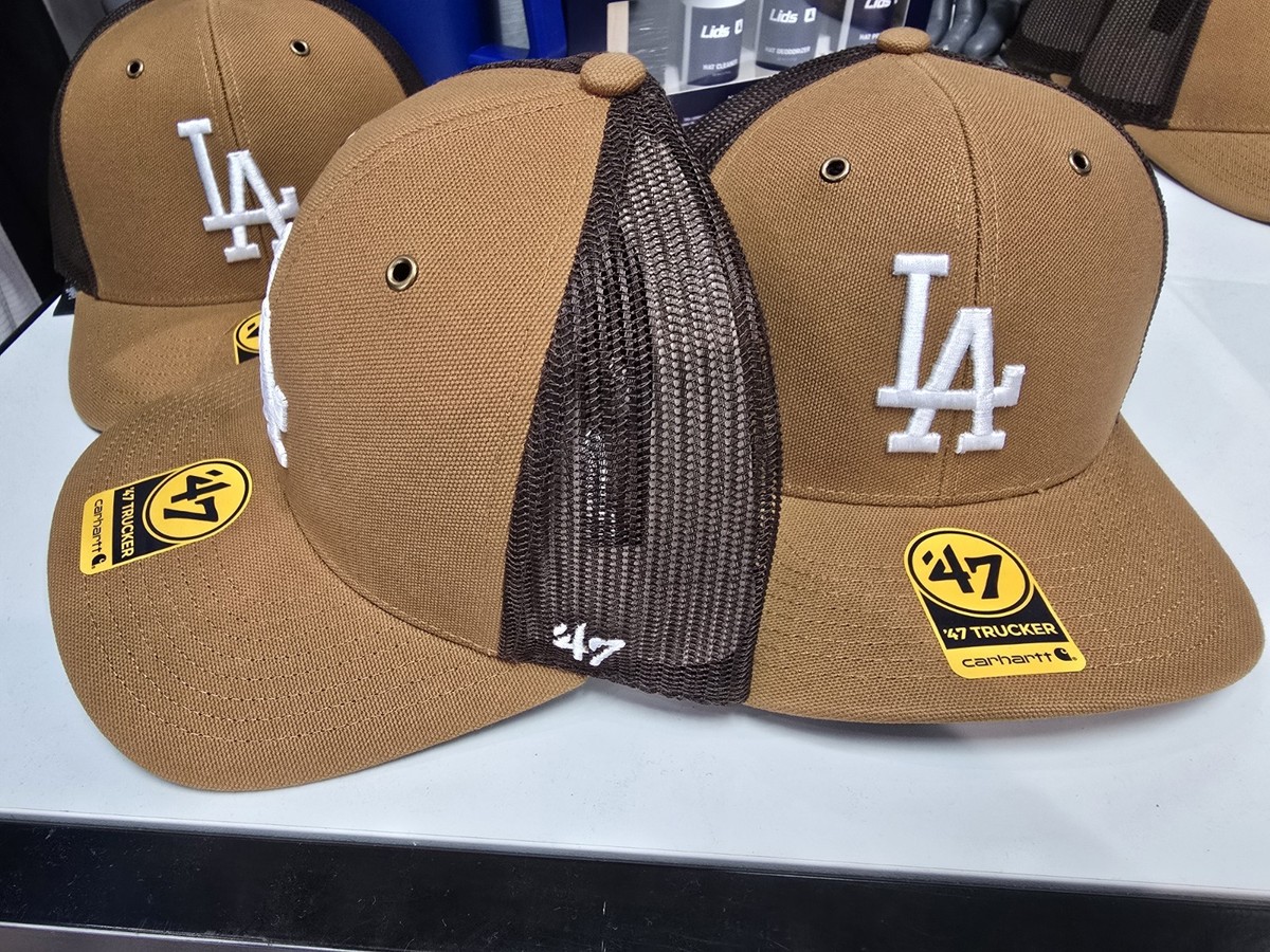 Los Angeles Dodgers Carhartt x '47 Trucker Adjustable Snapback Hat