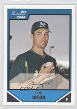 2007 Bowman Prospects Ryan Webb #BP110 3l7