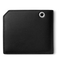 Montblanc Geldbörse Schwarz Leder