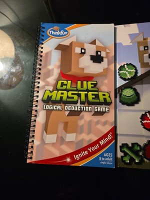 Thinkfun Clue Master Logical Deduction Game Reasoning 40 Challenges 