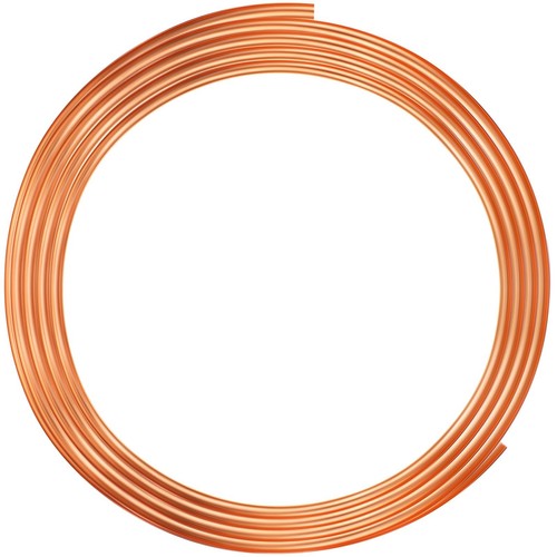 Copper Tube 1/2" OD x 7/16" ID x 10 Ft Refrigeration Copper Tubing T2 Copper ...