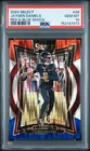 7973 Jayden Daniels 2024 Panini Select #26 Red Blue Shock Concourse RC PSA 10