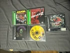PS1 Lot 5 Games Crash Bandicoot Jurassic Park Road Rash 3D Odd World Driver 2