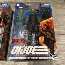 Hasbro G.I. Joe Classified Series Beach Head Action Figure Boxed w Gear