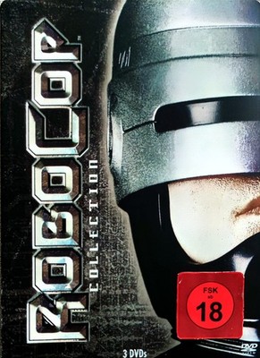 Robocop 1-3 Steelbook Collection 3 DVDs, Uncut, FSK18, Rarität, Top, Deutsch