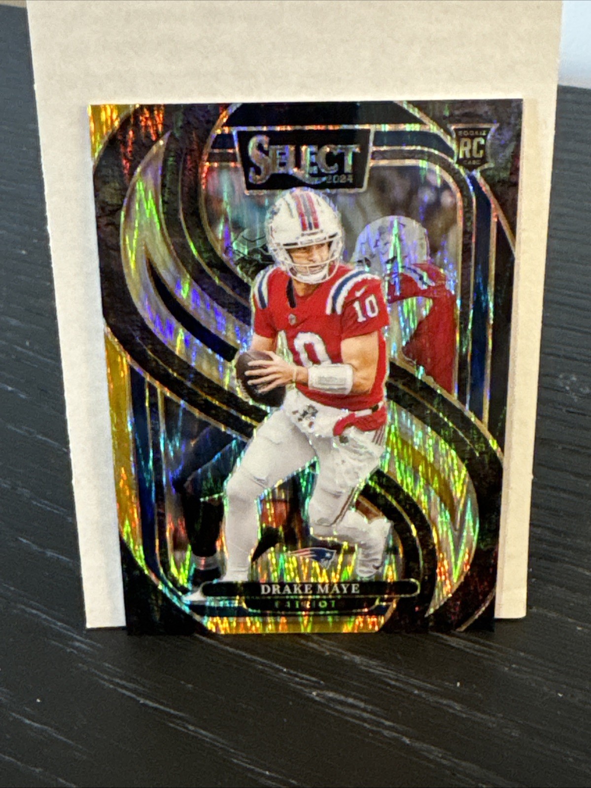 2024 SELECT PREMIER LEVEL Drake Maye BLACK & GOLD SHOCK PRIZM RC