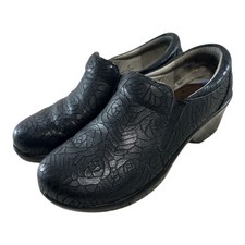 ALEGRIA PG LITE ERY 586 Black Leather Comfort Slip On Women Shoes EU 37 US 6.5