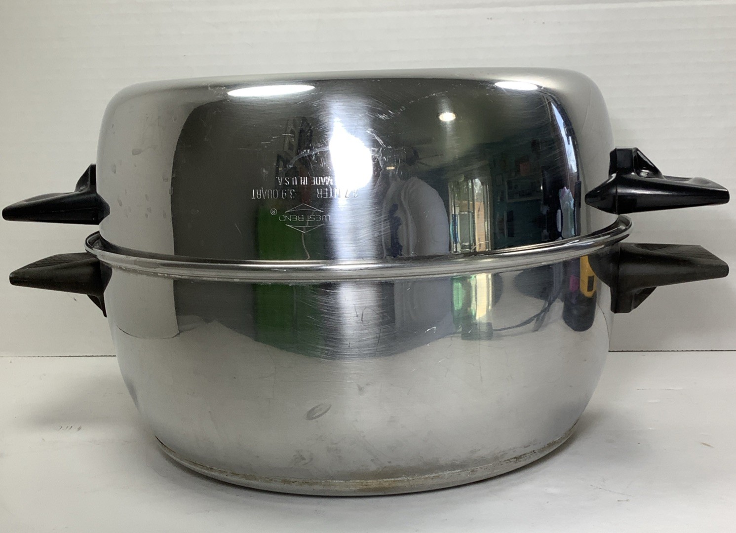 Vintage West Bend Futura 4qt Stainless Dutch Oven