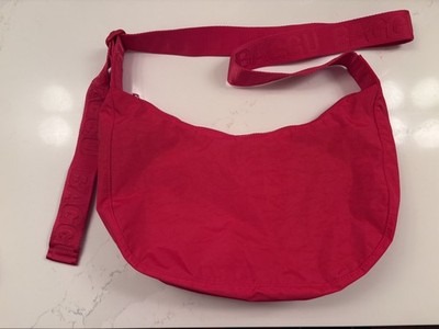 Baggu Cherry Medium Crescent Nylon Crossbody Bag