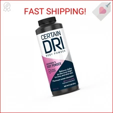 Certain Dri Women’s Body Powder - Talc-Free, Triple-Action Sweat, Odor, & Moistu