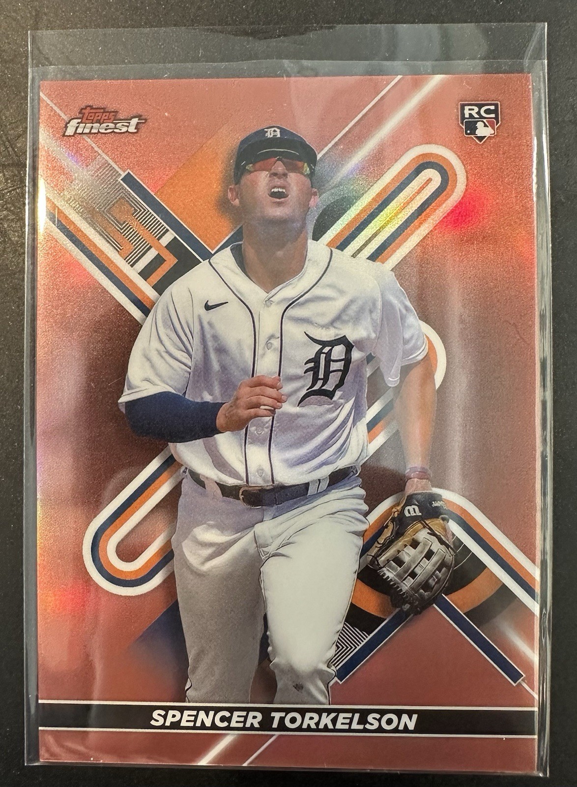 2022 Topps Finest Spencer Torkelson Rose Gold Refractor /75 #84 Tigers