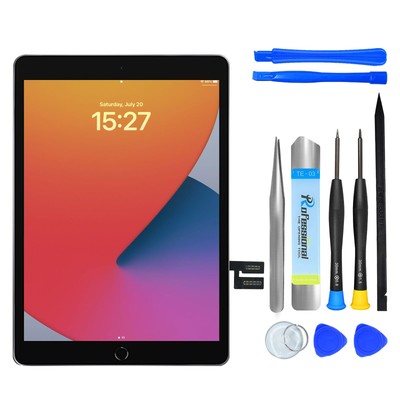 Für iPad 7 7. / 8 8. Gen Bildschirm Ersatz Digitizer Touch Glas 10,2'',