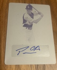 PETE CROW-ARMSTRONG 2018 Leaf Perfect Game AUTO Plate RC  # 1/1 Rare Cubs !!!