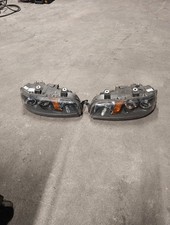 2x Coppia Fari Fanali Anteriori per Fiat Punto 2001-2003 Senza Fendinebbia H1-h1