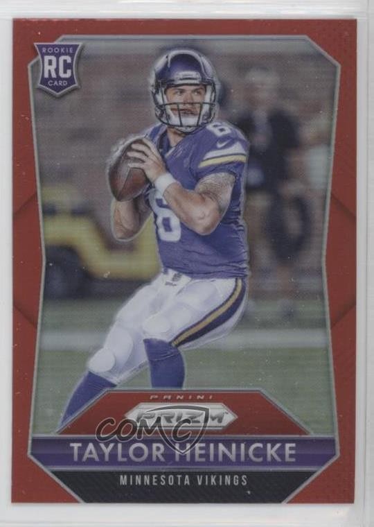 2015 Panini Prizm Rookies Red Prizm Taylor Heinicke #288 Rookie RC 0hk3