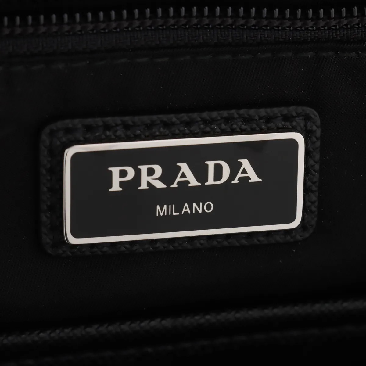 Prada Tessuto nylon x leather Backpack navy x black thumbnail 14