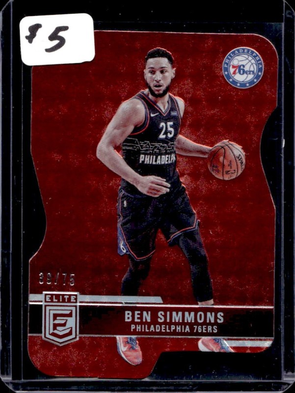 2021-22 Panini Donruss Elite Ben Simmons Aspirations #/75 76ers