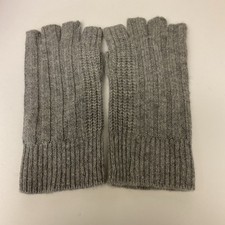 NORDSTROM MENS WOOL AND CASHMERE FINGERLESS GLOVES GRAY NWOT