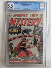Journey into Mystery #83 CGC 5.5 Origin & 1st Apperance Thor Marvel Comics 1962