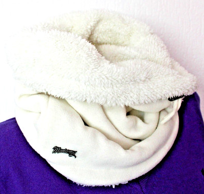 MANTARAY Debenhams Mode* Damen Schlauchschal Loop Fleece und Teddyfell in Weiß
