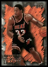 1996-97 Fleer #133 Alonzo Mourning Miami Heat Basketball Card