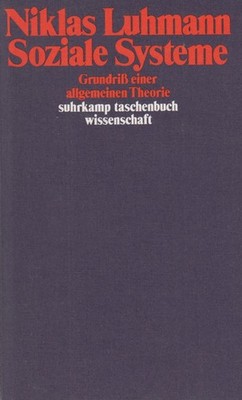 Buch: Soziale Systeme, Niklas Luhmann, 1993, Suhrkamp taschenbuch wissenschaft
