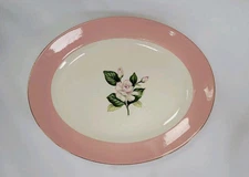 International China Co. Alliance Ohio Glenwood Rose Platter
