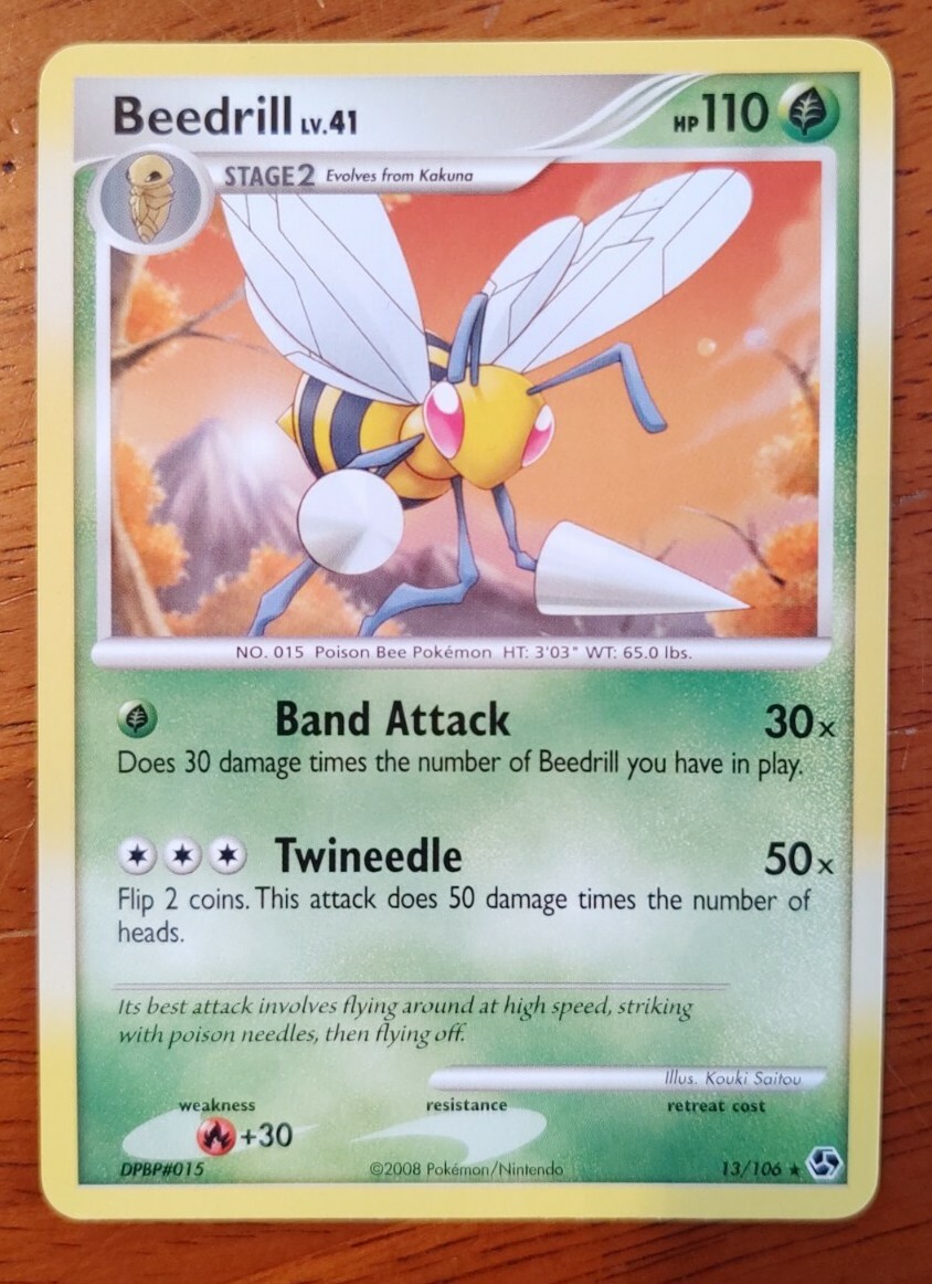 BEEDRILL - 13/106 - Great Encounters - Rare - Pokemon Card - NM/M