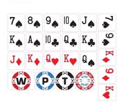 WPT World Poker Tour Pinball Decal Set
