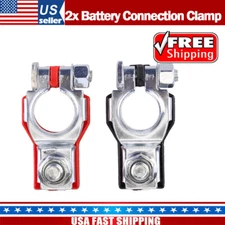 2 Pcs car Battery Connection Clip Clamp, Car Battery Terminal Connectors Kit