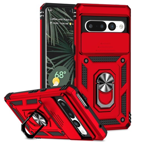 Hybrid Armor Camera Cover Ring Phone Case For Google Pixel 6 7 8 Pro 6A 7A - 第 14/79 張圖片