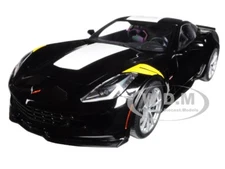 2017 CHEVROLET CORVETTE C7 GRAND SPORT BLACK 1/18 MODEL CAR BY AUTOART 71273