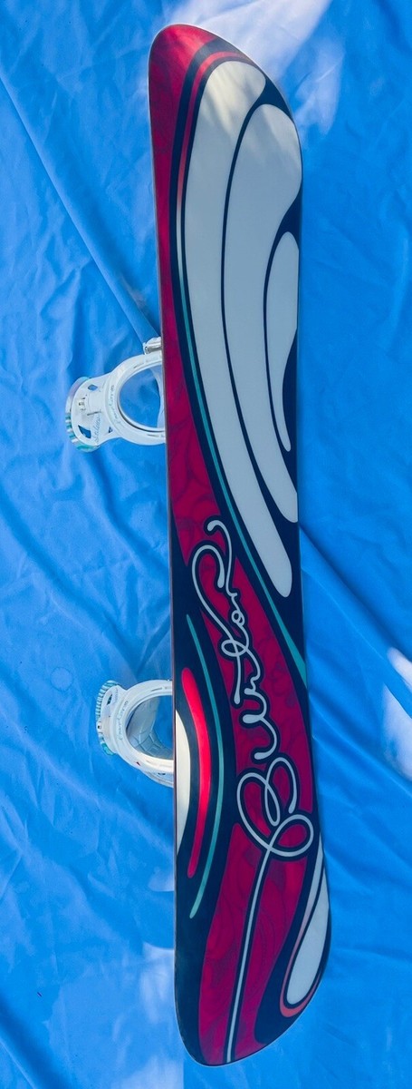 Burton Feelgood Snowboard Freeride-2009 W/Stiletto Bindings AND  