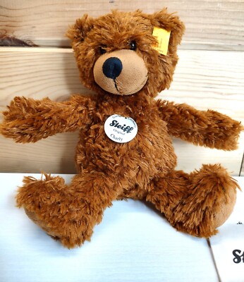 Steiff Charly Schlenkerteddy 23 Brown Teddy Bear Plush 012891 New